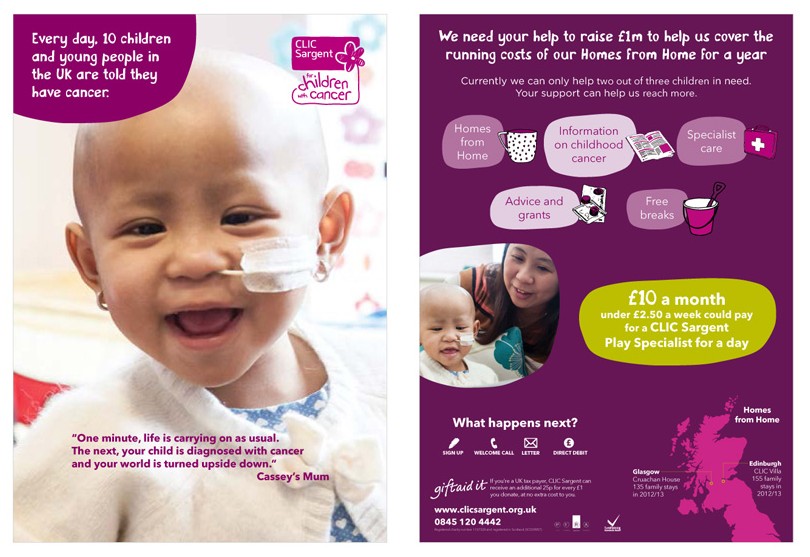 Advertising for CLIC Sargent